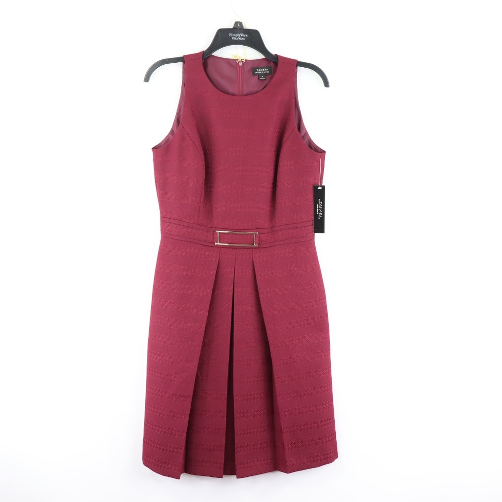 Gorgeous Brand New dark Red Tahari Dress